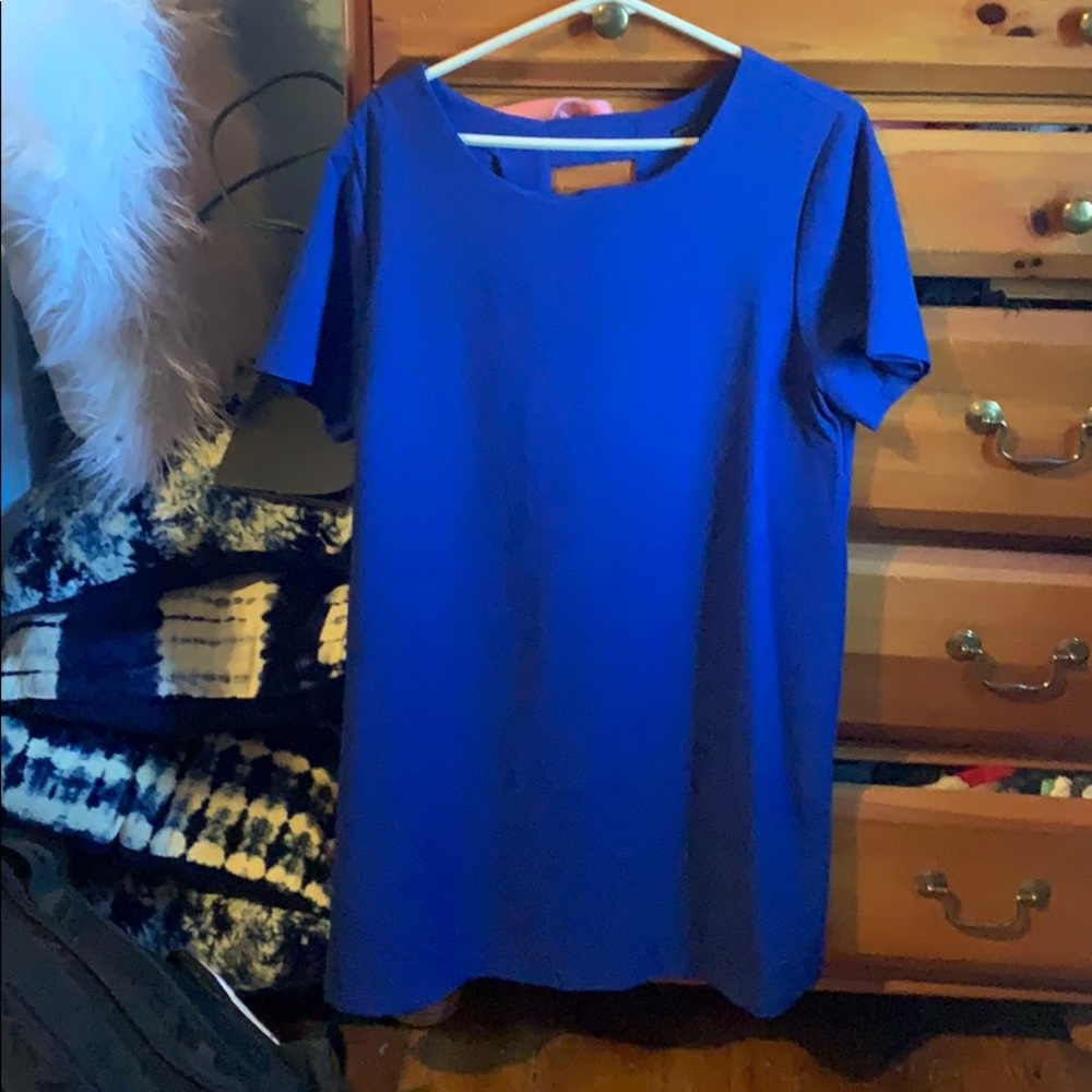 Blue dress